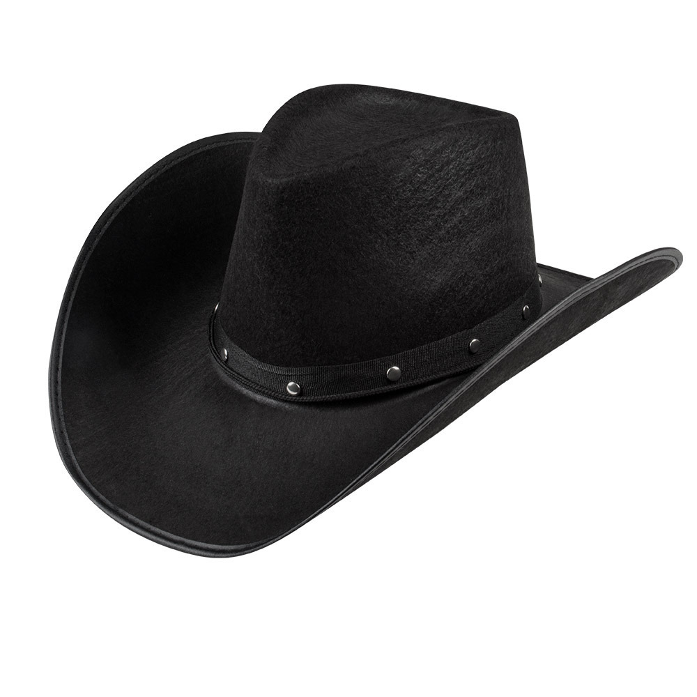 Carnaval verkleed Cowboy hoed Billy Boy - zwart - volwassenen - Western thema Top Merken Winkel